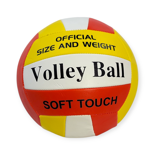 Volley Ball Red & Yellow Size 5