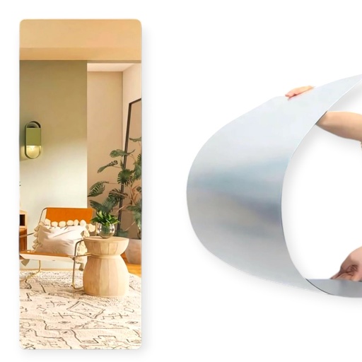 40 * 120 cm Flexible Mirror with 3M adhesive