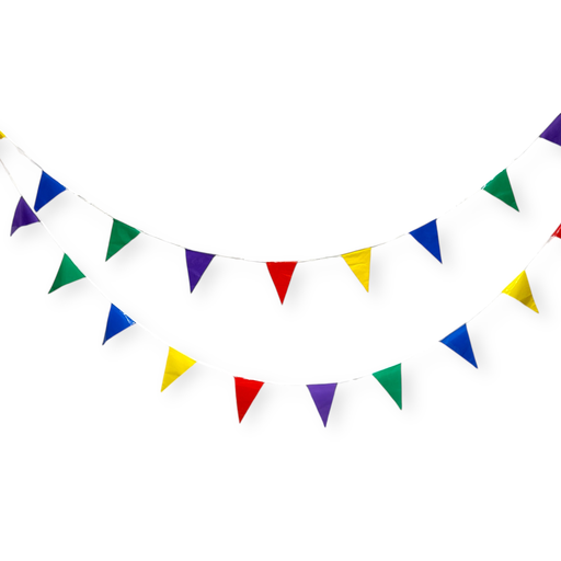 Colorful triangle bunting Banner 
