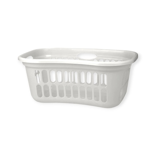 Small Curved Hip Laundry Basket Grey 36L