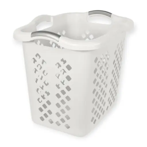 Large Load Laundry Basket  white & Gray