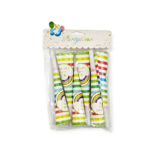 6 pcs Birthday Blowout HB Cloud