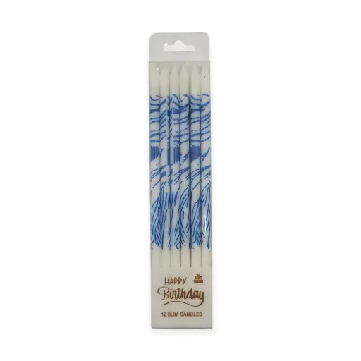 Long Skinny Birthday Candle white