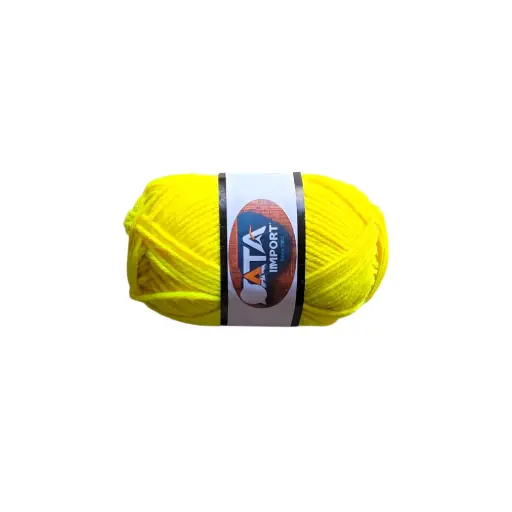 50g Acrylic Milk Cotton Yarn Yellow