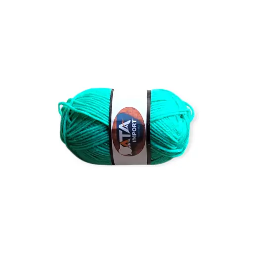 50g Acrylic Milk Cotton Yarn Kelly green