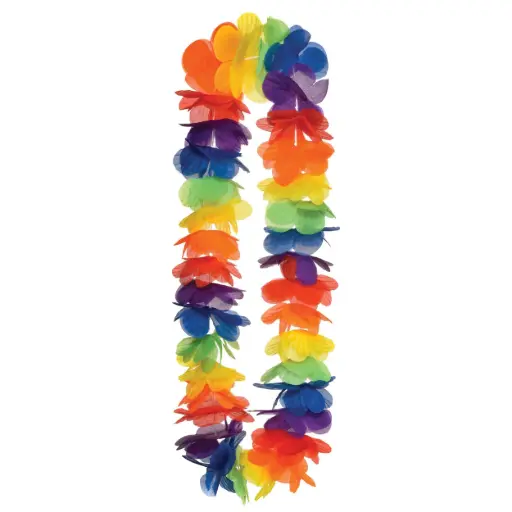 Luau Flower Lei – 36 in, MixRainbow