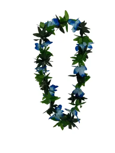 Luau Flower Lei – 36 in, Blue