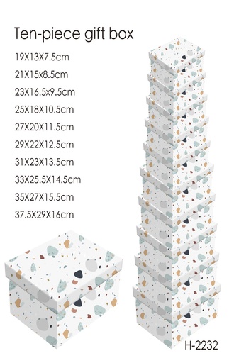 10 Piece Gift Box( playful pebbles)