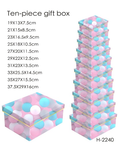 10 Piece Gift Box ( Bubble orb)
