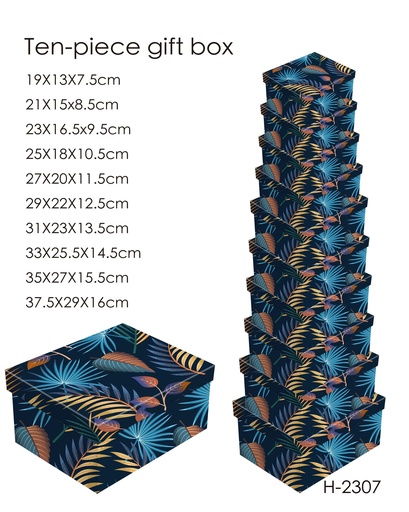 10 Piece Gift Box (Monstera)