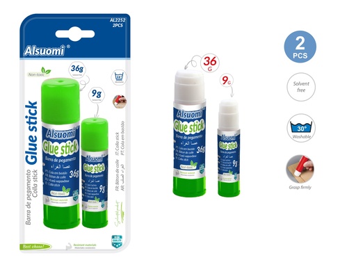 Glue sticks 36g&9g 2pcs (Alsuomi) 