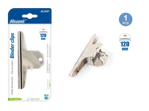 bulldog clips 120mm/4.80" 1pcs (Alsuomi)