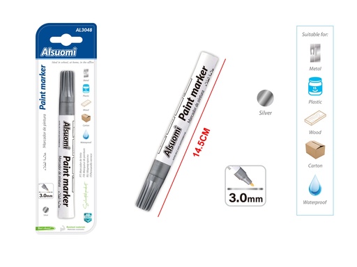 Paint marker (Silver) (Alsuomi)