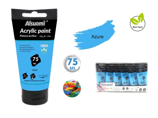 Acryclic Paint 75ml Azure (Light blue) (Alsuomi)
