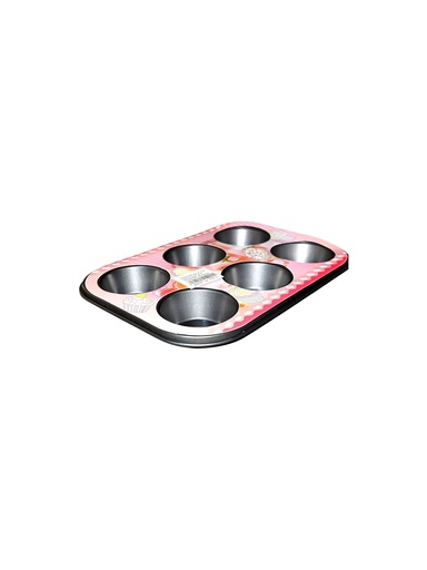 Muffin Pan 6 Cups 26*18*2.5cm (10.24 × 7.09 × 0.98 in) 180g