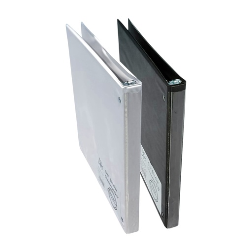 3-ring 0.5" Presentation Binder (Black & White Assorted) (Aspen)