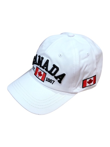 Canadian white baseball Cap