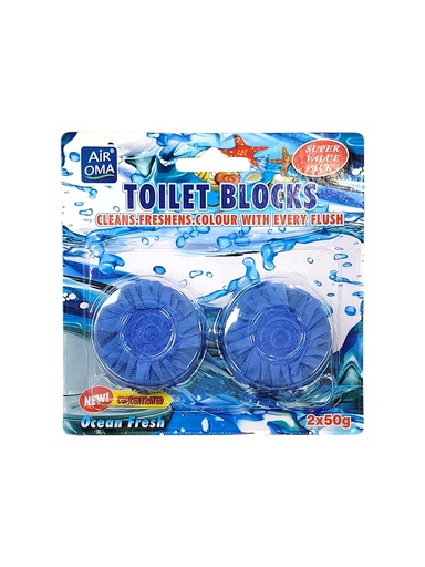 2pcs 50g Toilet Tablets/Blocks (Airoma)