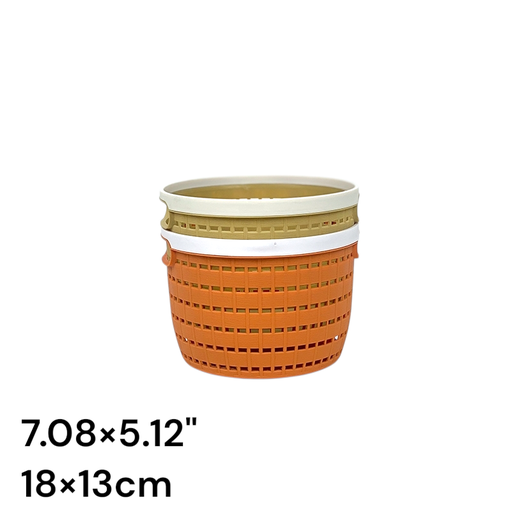 Orient Plastic storage basket 7.08" (Domus)