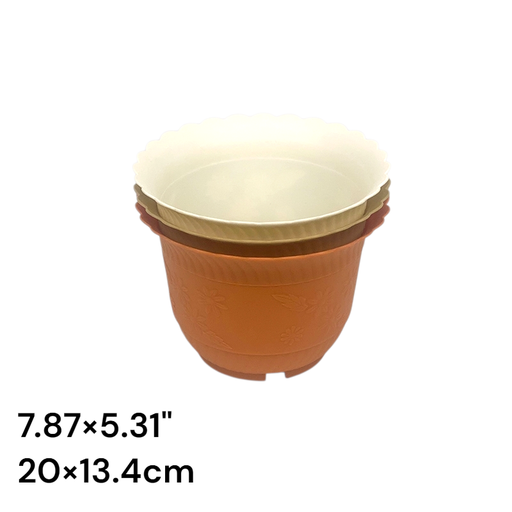 Plastic Flower Pot (Domus)