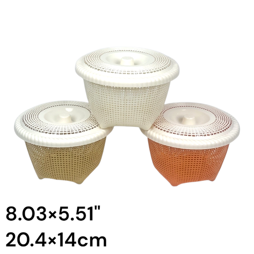 Kitchen Fruit And Vegetables Basket With Lid (Domus)