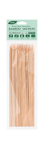 VSelect Bamboo Skewers 70PCS/Pack 3*180mm 