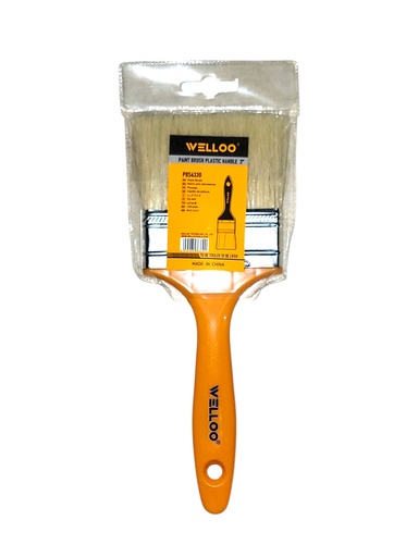 Paint-Brush Plastic handle 3" (Welloo)