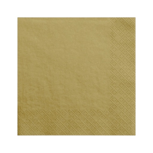 Fun Fiesta 50ct 13" Luncheon Paper Napkins  Gold