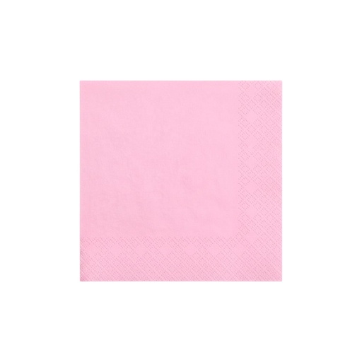 Fun Fiesta 50ct 10" Beverage Paper Napkins Light pink