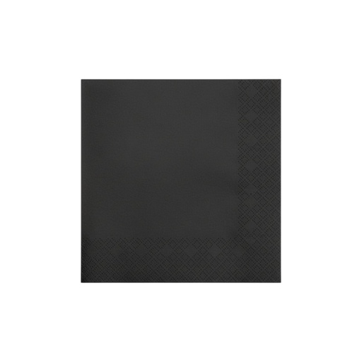 Fun Fiesta 50ct 10" Beverage Paper Napkins Black