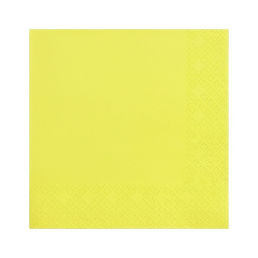 Fun Fiesta 50ct 13" Luncheon Paper Napkins  Yellow 