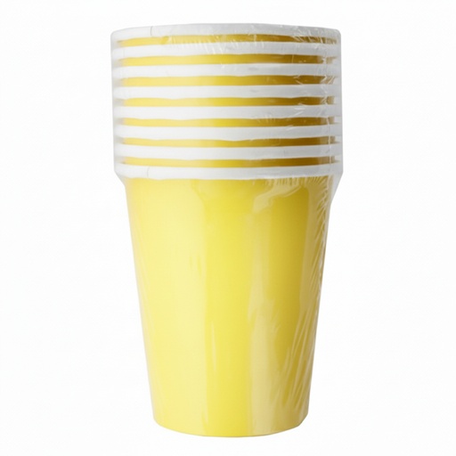 Fun Fiesta 8ct 9oz paper Cups Yellow