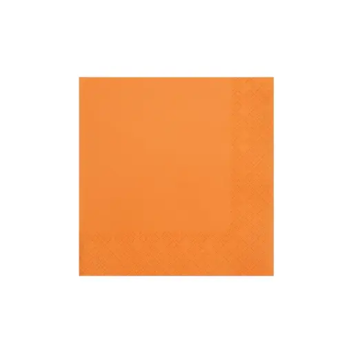 Fun Fiesta 50ct 10" Beverage Paper Napkins Orange