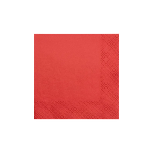 Fun Fiesta 50ct 10" Beverage Paper Napkins, Red