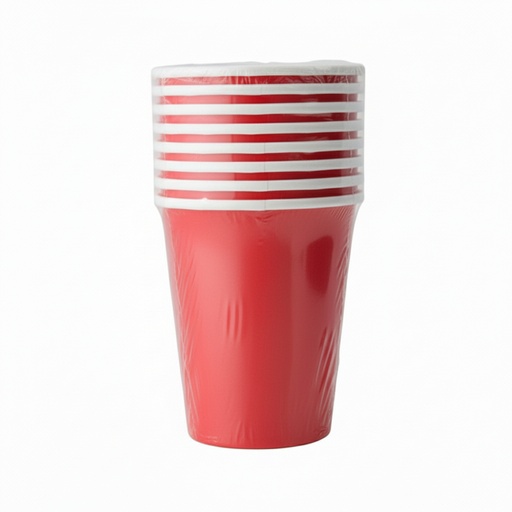 Fun Fiesta 8ct 9oz paper Cups, Red