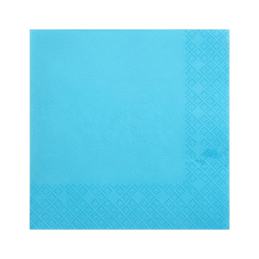 Fun Fiesta 50ct 13" Luncheon Paper Napkins, Baby blue