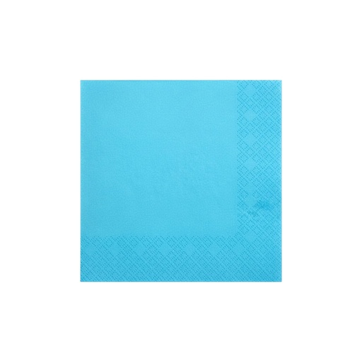 Fun Fiesta 50ct 10" Beverage Paper Napkins, Baby blue