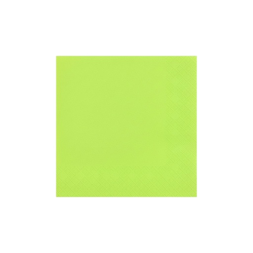 Fun Fiesta 50ct 10" Beverage Paper Napkins, Apple green