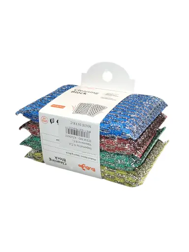 4 pcs dish scrubber