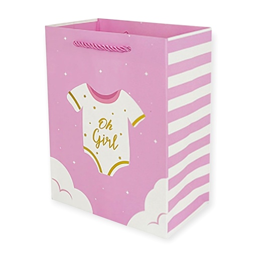 It's A Girl  Jumbo Gift Bag Pink baby