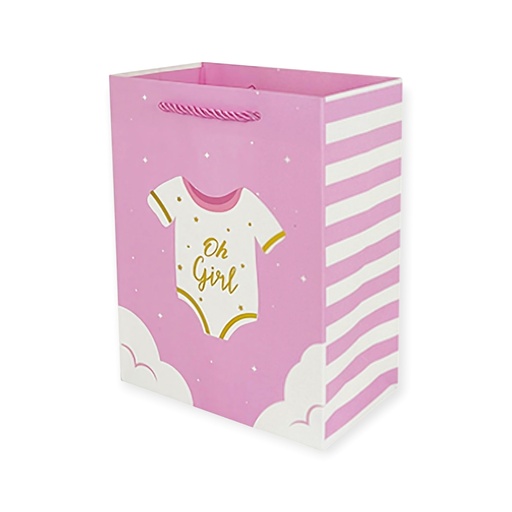 It's A Girl  Large Gift Bag Pink baby