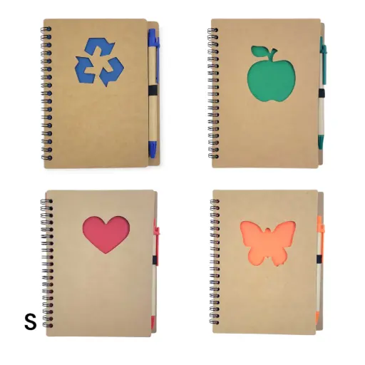 Small Notebook with Pen 16cm×12cm (Aspen)