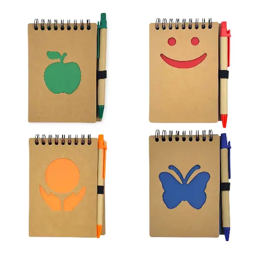 Small Pocket Size Notebook with Pen13cm×10cm