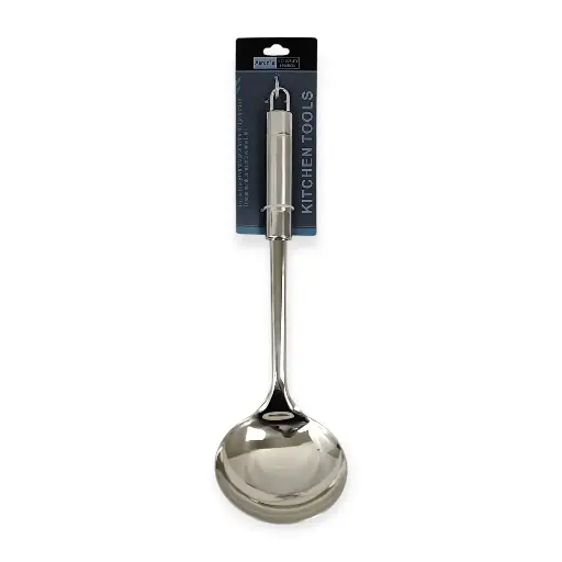 12"L Soup Ladle, Stainless Steel