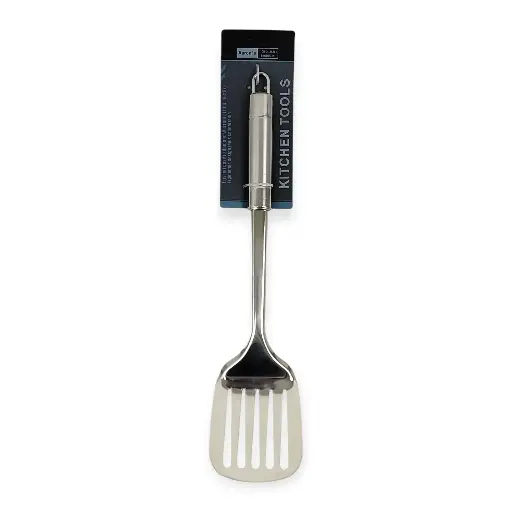 12.75"L Slotted Turner, Stainless Steel