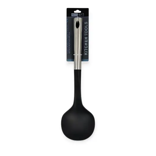  13"L Nylon Soup Ladle w/ Stainless Steel