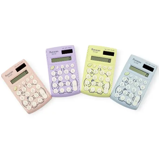 Runzon Small Pocket Size Colourful Calculator