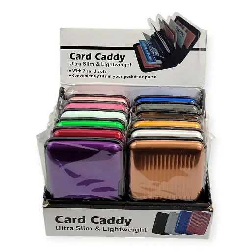 Card Caddy Ultra Slim & Light Weight with 7 Card Slots