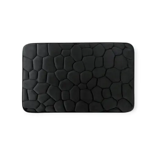 Ultra-Absorbent Thick Bath Mat ( Black)